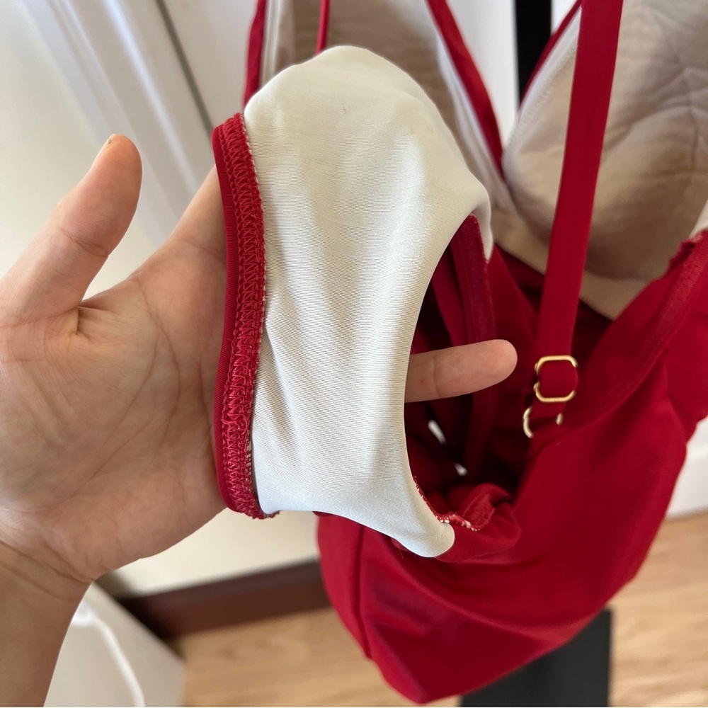 Miraclesuit Wrapsody One Piece Cayenne Red - Picture 11 of 12